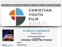 Tablet Screenshot of christianyouthfilmfestival.org